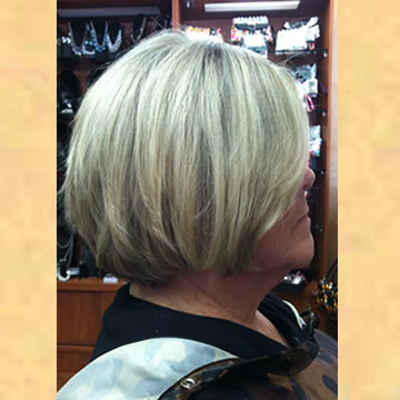 Blonde Bob with Highlights