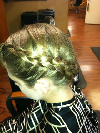 Braided UpDo - Side View